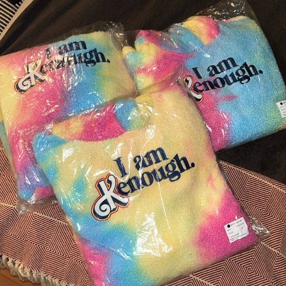 Barbie Mattel Creations I Am Kenough Fleece Tie Dye Hoodie - Picture 5 of 12